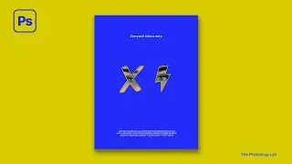 Минималистичный дизайн постера, часть 1 | Adobe Photoshop