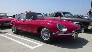Carmen Red 1964 Jaguar E-Type Coupe (w/ startup)