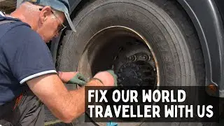 Fixing Our World Traveller - MAN 8.163 LE160C Tyre Feathering