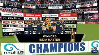 Real cricket 18-Master Cup match game play