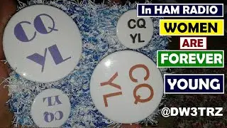 CQ YL Buttons | Friendship Around The World Tru Ham Radio | KC9YL