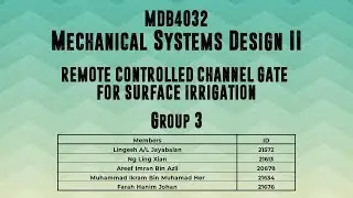 MSD GROUP 3 VIDEO - Remote Controlled Channel Gate for Water Irrigation System