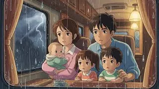 A Small Family ✨ a Mobile Home, and the Comfort of Heavy Rain⛈️☔