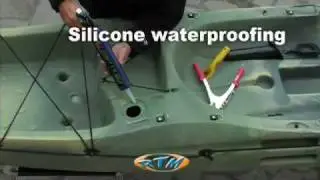 Install flush mount rod holder / Installer un porte canne fixe