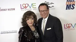 Joan Collins, Percy Gibson at the 25th Annual Race To Erase MS Gala