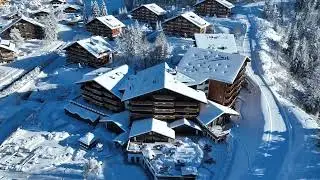 Vol drone Chalet RoyAlp H&ocirc;tel & Spa Villars