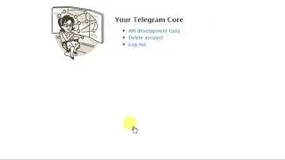 Create telegram api id and api hash