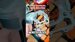 Monster Piston + Titanium Connecting Rod #fypシ゚viral  #fypage  #fy  #fyp  #foryou  #foryoupage