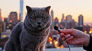 A Cat Watches Humans Go Crazy Without Internet