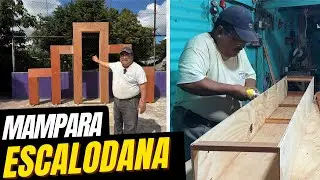 COMO HACER UNA MAMPARA ESCALONADA QUE CASI NO PESE 