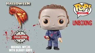 Michael Myers With Bloody Knife Funko Pop Vinyl Halloween Special Edition Exclusive Horror