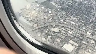 Los Angeles airport landing on Westjet