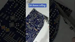 Easy Gol Daman Cutting for Beginners
