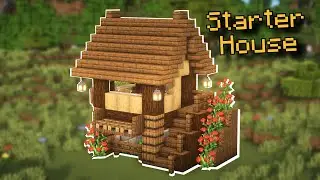 Minecraft | Small Starter House Idea | How to Build a Small Starter House Tutorial