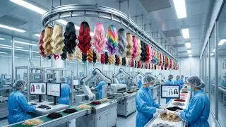 Inside a Hair Wig Factory | How They Make Wigs – Full Production Process