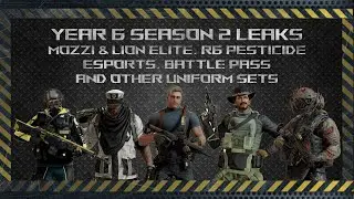 Mozzie & Lion Elite, R6 Parasite, Esports & Battle Pass Leaked Uniforms of Y6S2 - Rainbow Six Siege