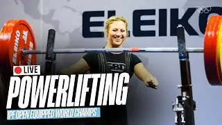 🔴  LIVE World Open Equipped Powerlifting Championships | Women 57kg