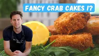 CRAB CAKES Recipe | Dill Lemon Mayo Dip