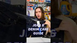 Jean & Denim Care Guide - Tips From A Dry Cleaner #laundry
