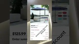 Must-Have Summer Sunshade for Your Garden #aosom #patioumbrella #fok