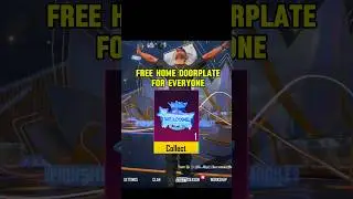 😳🫴🏽Don't miss free home doorplate 🤩 | Get Free Home Doorplate #pubgtopsecrettricks