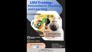 CPD Training (LDU) : Innovation in Teaching and Learning