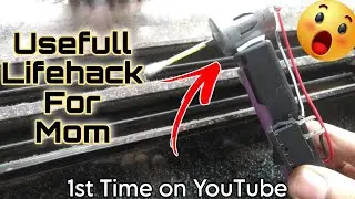 Useful Dc Motor LifeHack👨&zwj;💻 || Diy Window Track cleaning idea🤔||  #dcmotor #motor #lifehack