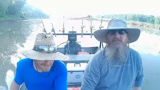 Missouri River Catfishing in the Extreme Summer Heat