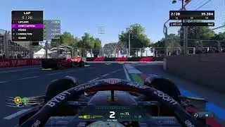 Max's Brilliant Overtake | Max Verstappen v Charles Leclerc  | F1 2023 Azerbaijan GP Race