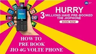 How to Pre Book Jio Feature Phone Online Step By Step Process.