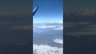 #mountains view of nepal from flight❤️🇳🇵￼
