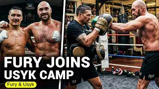 Tyson Fury Joins Oleksandr Usyk’s Training Camp Ahead of Fabio Wardley Fight!