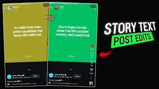 Status Story Text Memes Post Kaise Banaye | Status Story Text Memes Post Editing