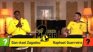 Dan-Axel Zagadou vs. Raphael Guerreiro | Who knows more? - BVB-Challenge