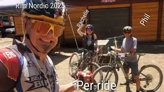 Rim Nordic pre-ride with Phil and Rochelle today.