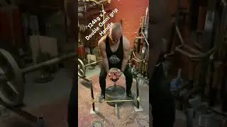 124kg x 2 Double Omni grip Handle#fitness #grip#gripstrength #griptraining #godsofgrip #gripsport