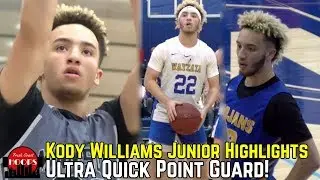 Kody Williams Junior Season Highlights! 6' 2021 Point Guard