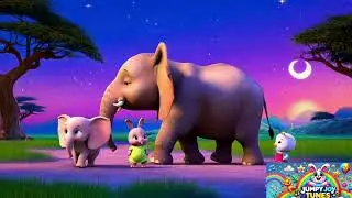 The Elephant's Parade  #ElephantRhyme, #LullabyForKids @Jumpy Joy Tunes