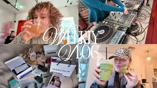 cosy weekly vlog | influencer event, chatty skincare, matcha date, amazon haul & groceries!