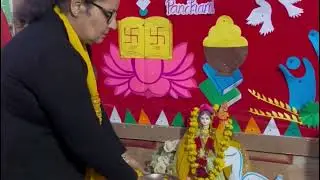 Celebrating Vasant Panchami with joy, colors & blessings of Maa Saraswati 🌼📚#youtube #video #viral 