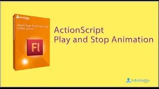 Using Action Script and Play and Stop Animation Creation in Flash CS6 Tutorial