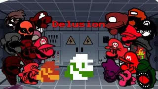 Delusion (but 29 Mario's and 1 Luigi sing it)