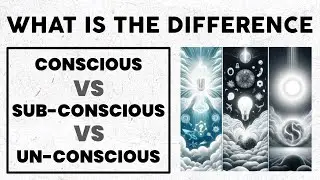 What are the difference b/w Conscious vs Subconscious vs Unconscious ?