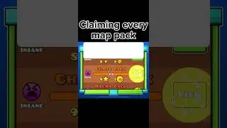 Claiming every map pack in #geometrydash #gd22
