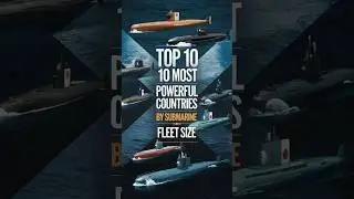 Top 10 Most Powerful Countries by Submarine Fleet Size 😱