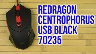 Распаковка Redragon Centrophorus USB Black 70235