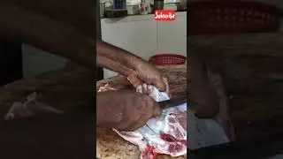 amazing mutton cutting skills I bismi hotel balarampuram  #shorts #viral