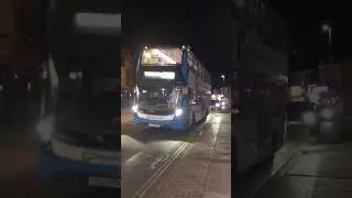 Stagecoach Coastliner E400 MMC 11586 passes North End Junction at Night