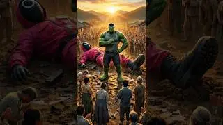 Hulk vs Giant Pink Soldier 🔥 #shorts #ai #hulk