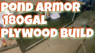 pond armor : 180 gal plywood build | epoxy